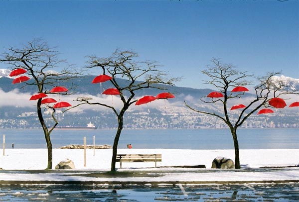 Red Umbrellas 2