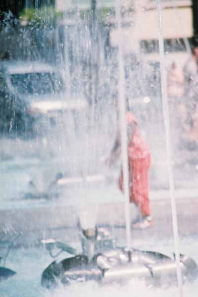 Girl in Fountain 2
