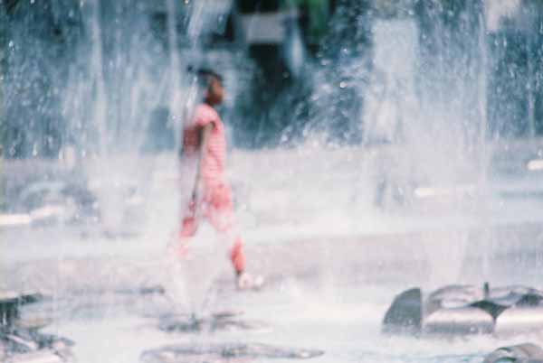 Girl in Fountain 5